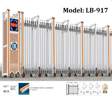 Cổng Xếp Nhôm Hợp Kim LB917